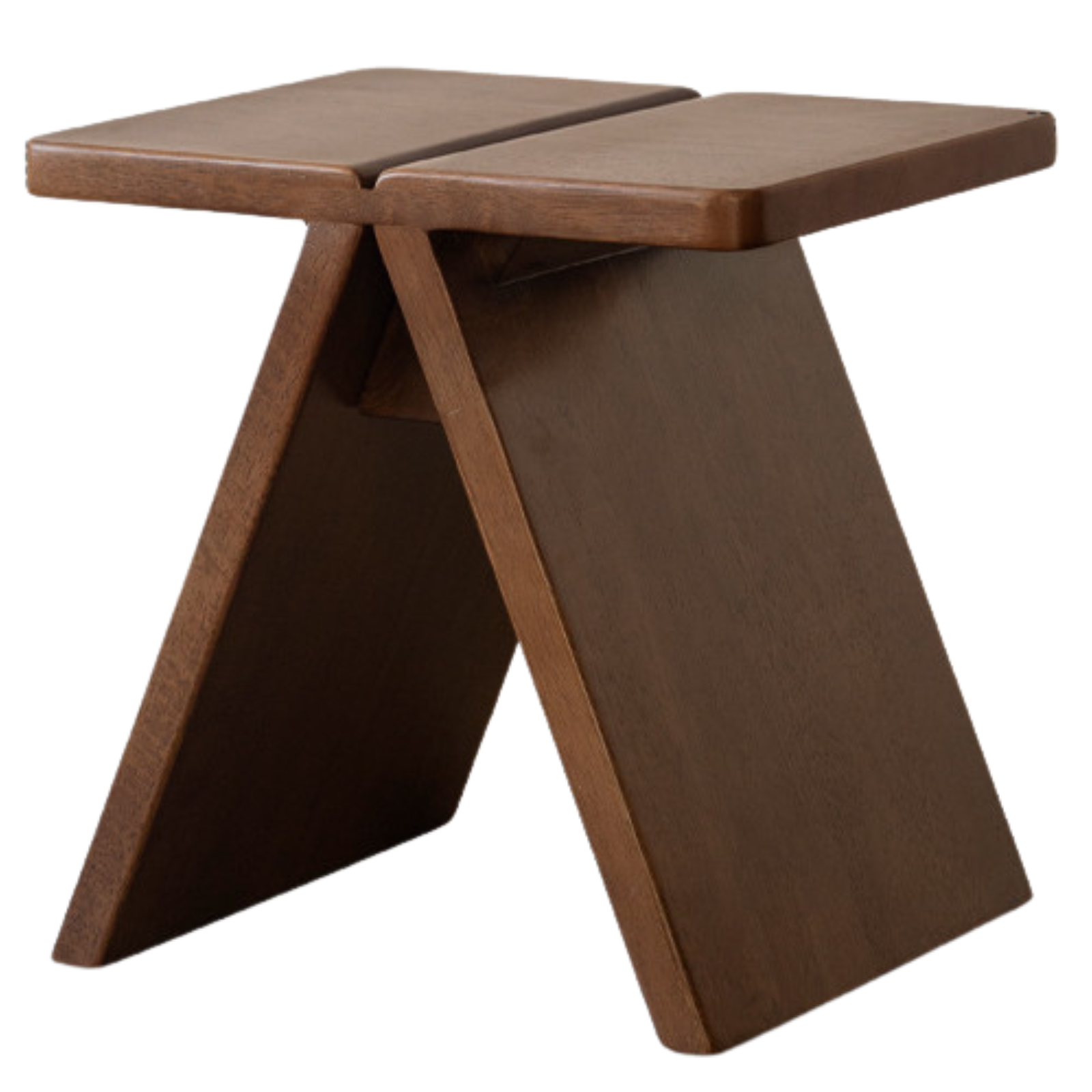 Solid Rubberwood Modern Minimalist Shoe Changing Stool