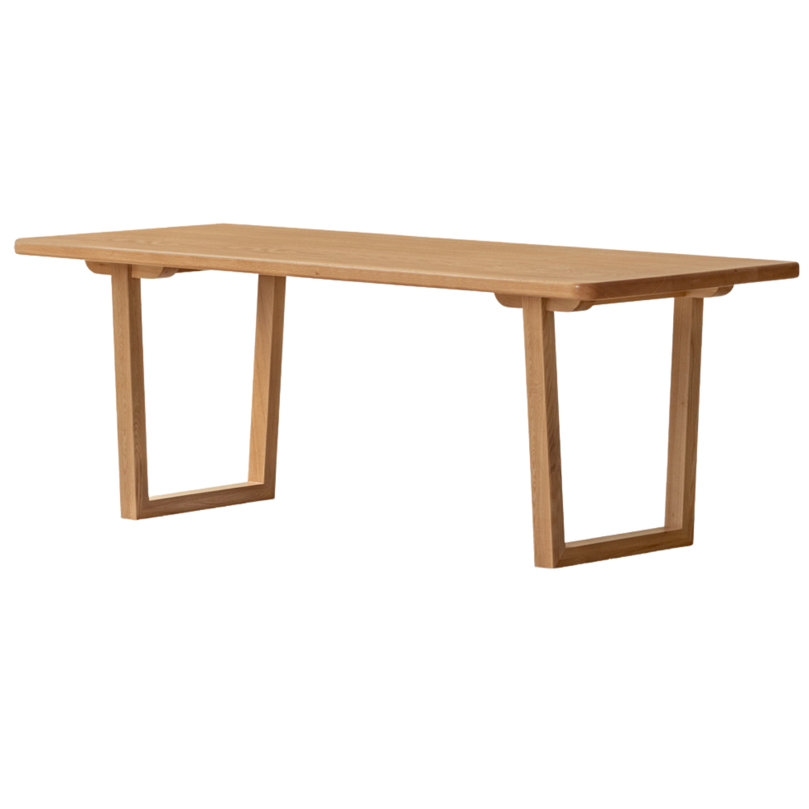 Ash, Oak, Elm Solid Wood Wabi Sabi Style Dining Table