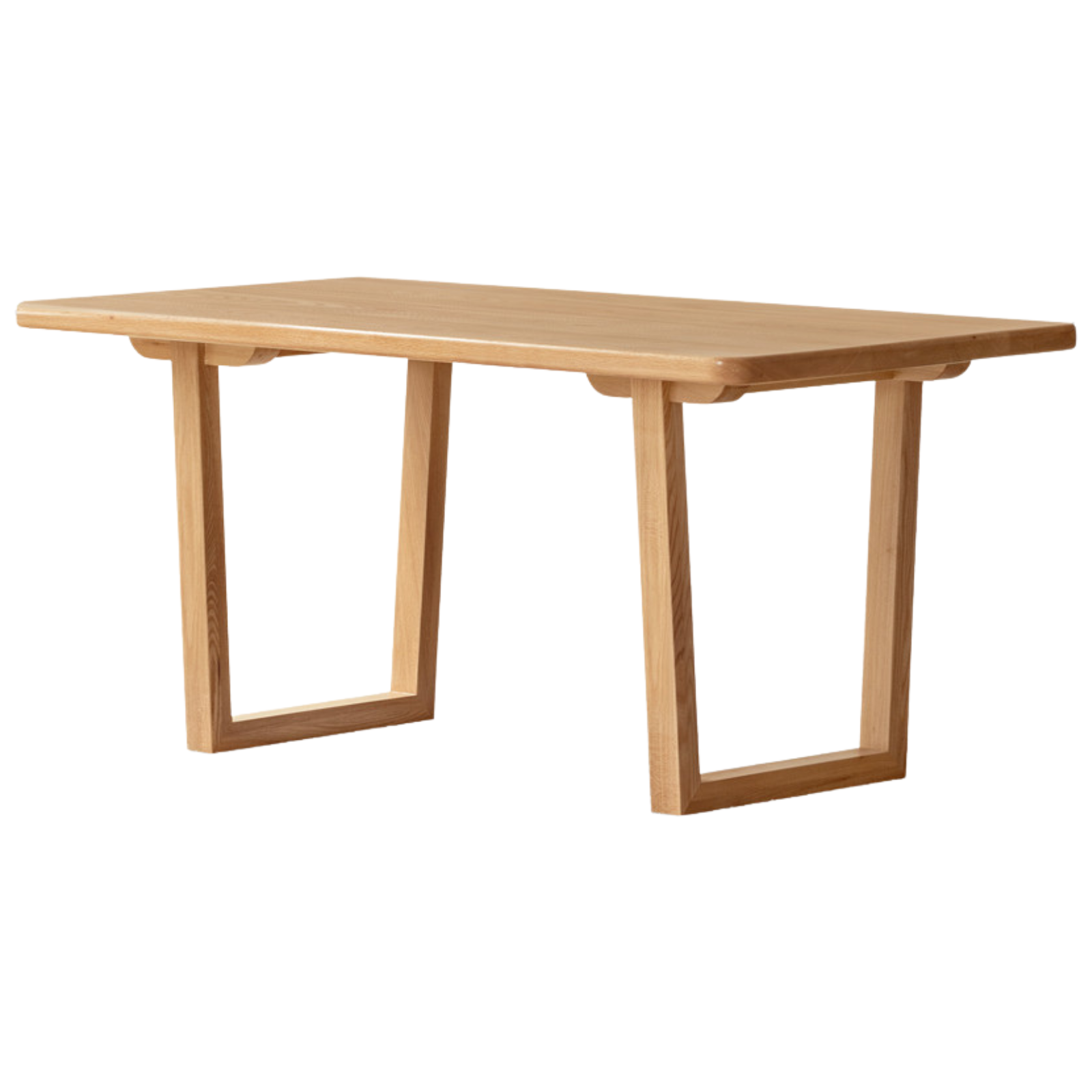 Ash, Oak, Elm Solid Wood Wabi Sabi Style Dining Table