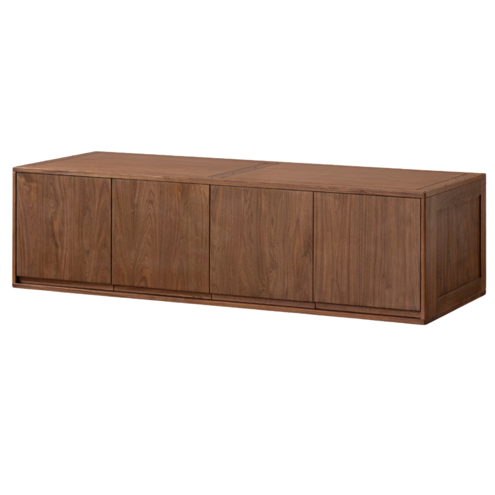 Black Walnut, Ash, Oak Solid Wood Light Luxury Wardrobe Top Cabinet