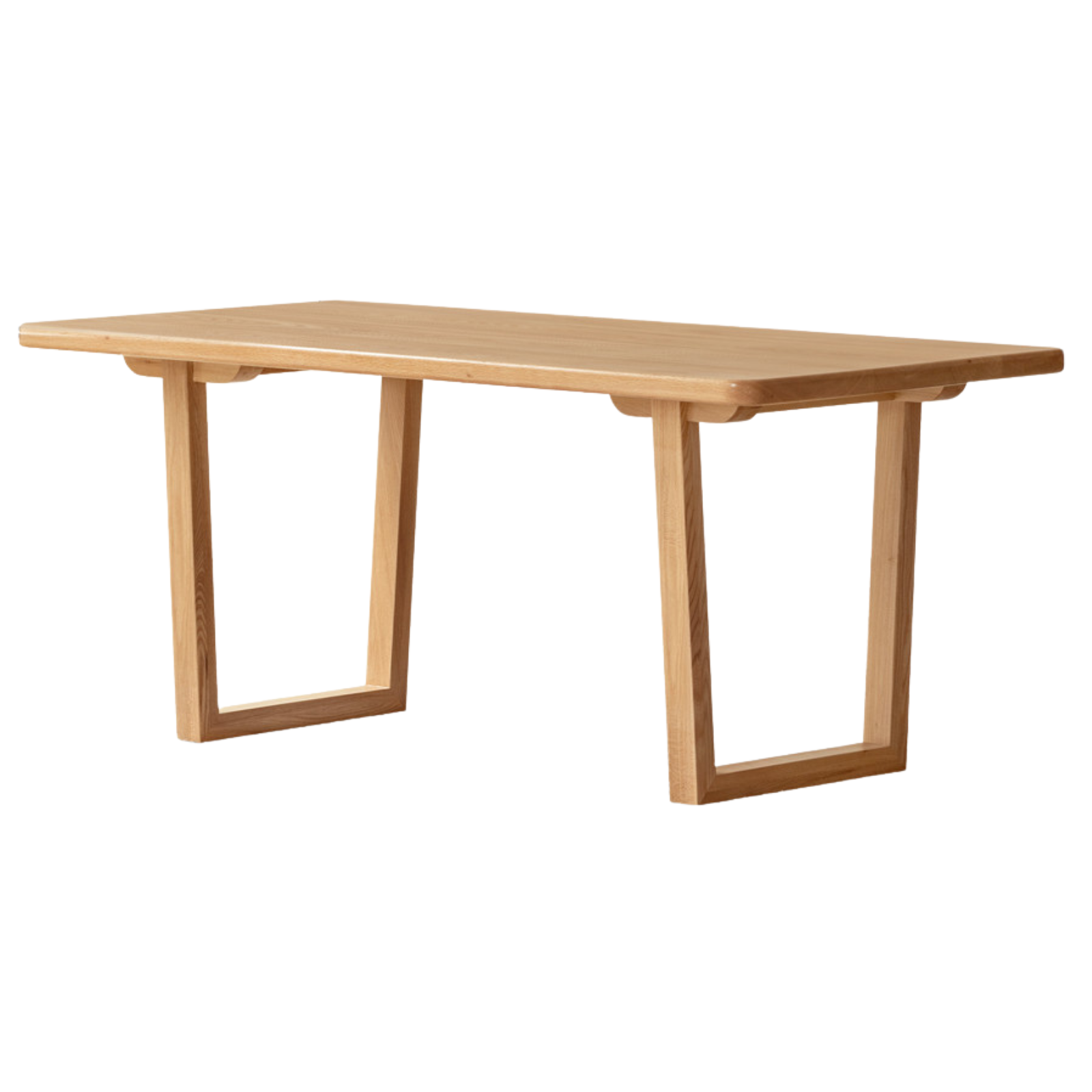 Ash, Oak, Elm Solid Wood Wabi Sabi Style Dining Table