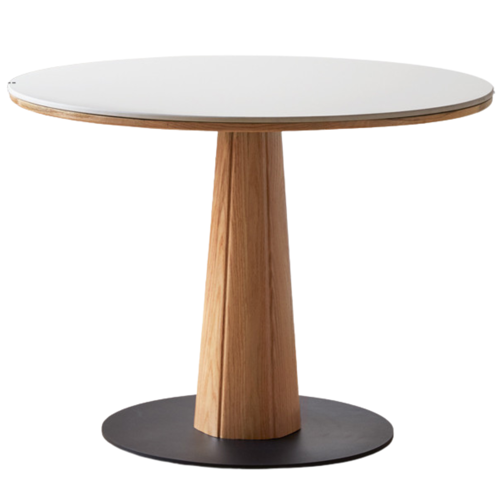 Oak Solid Wood Slab Round Dining Table