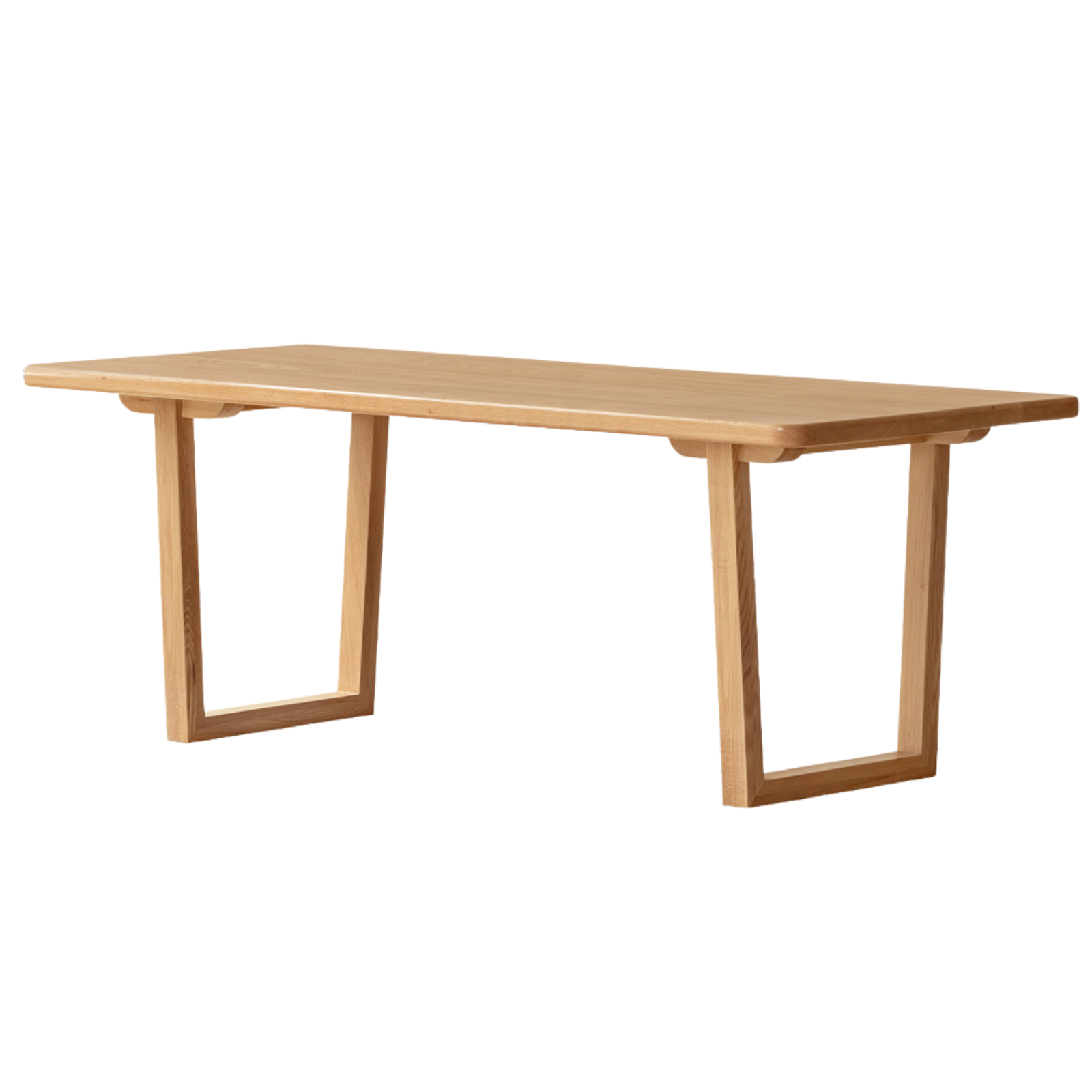 Ash, Oak, Elm Solid Wood Wabi Sabi Style Dining Table