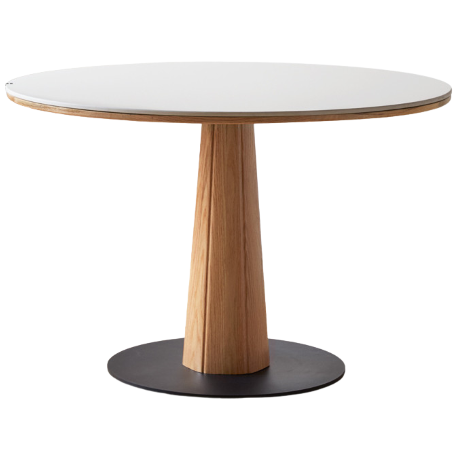 Oak Solid Wood Slab Round Dining Table