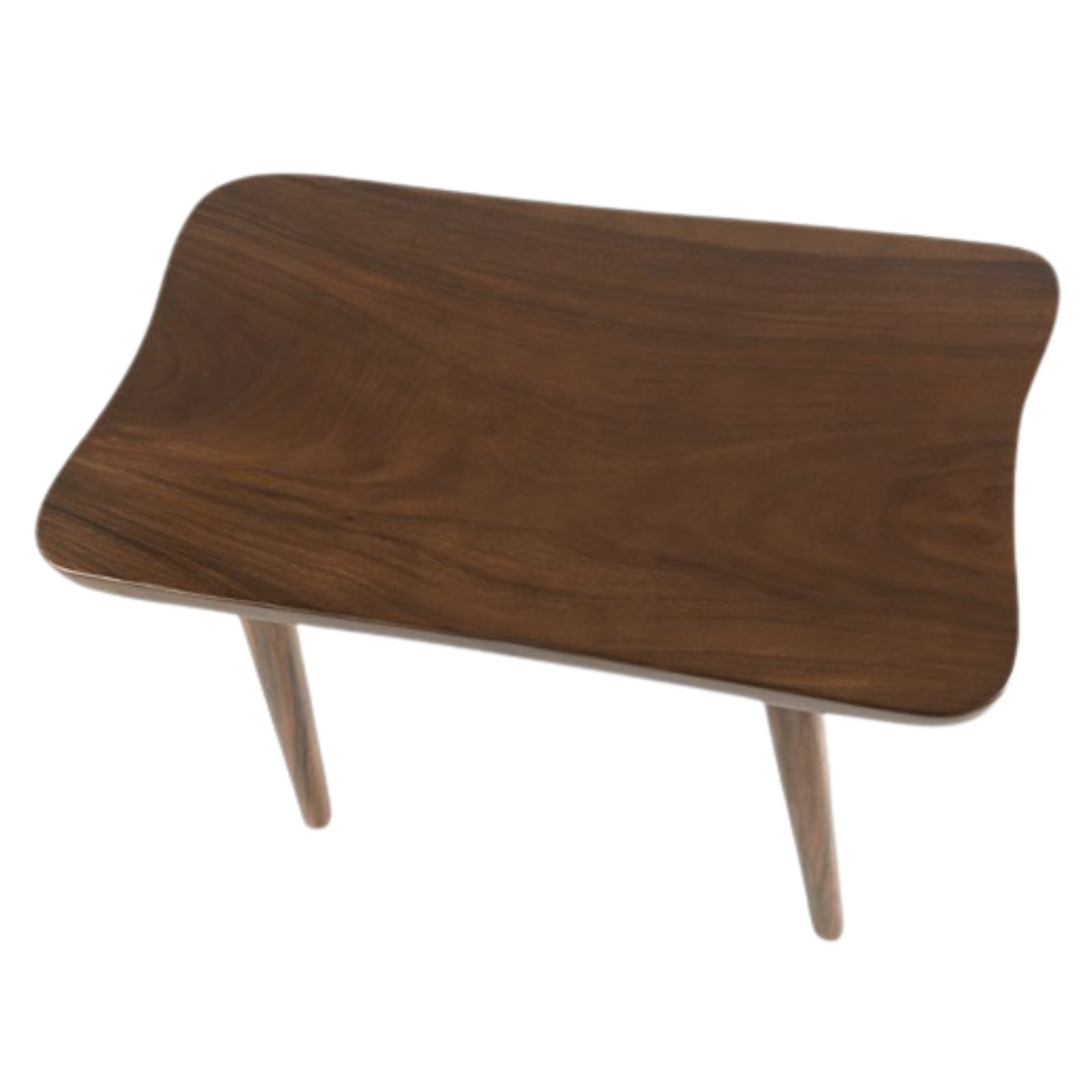 Black Walnut Solid Wood Natural Edge Tea Table