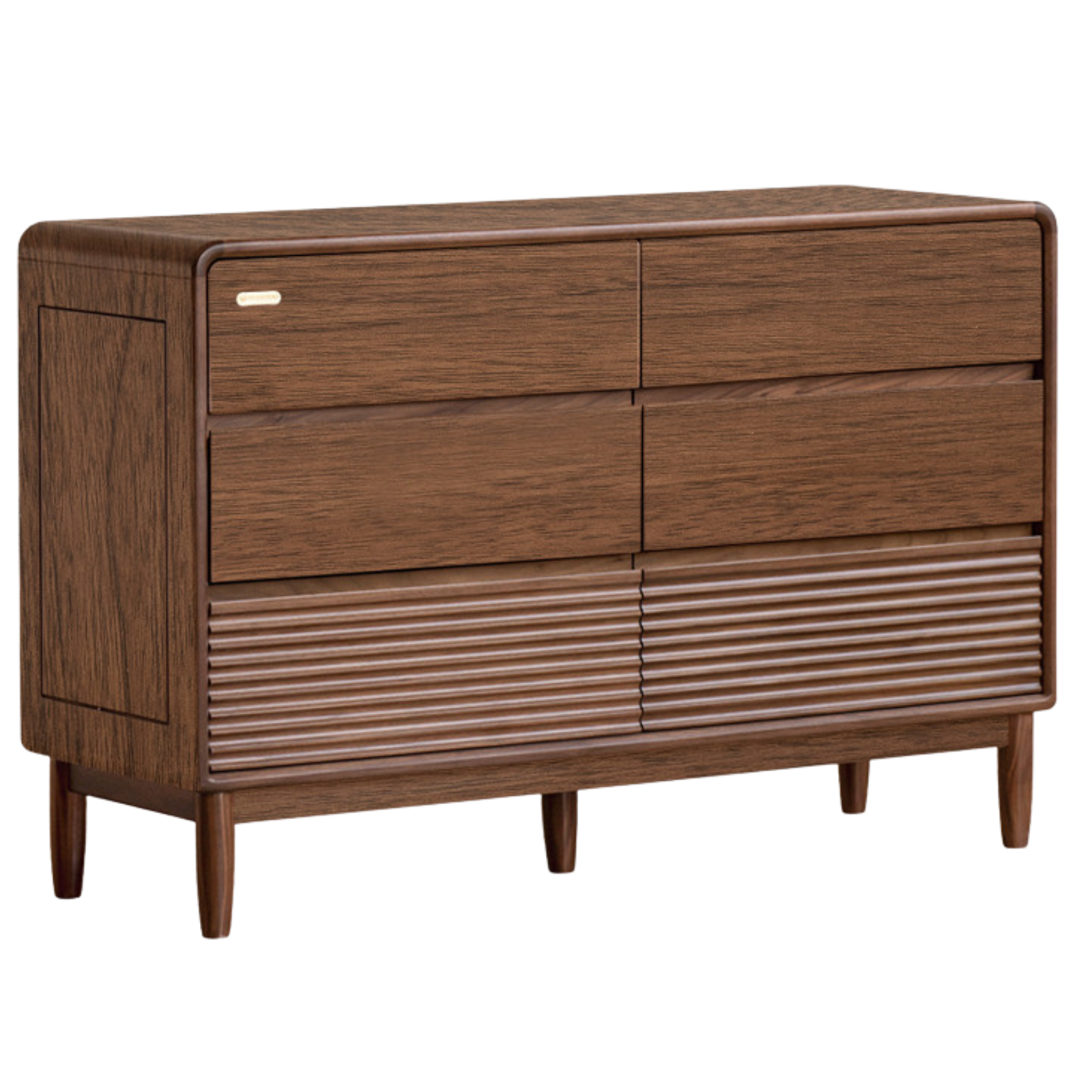 Catalpa Solid Wood Modern Chest of Drawers