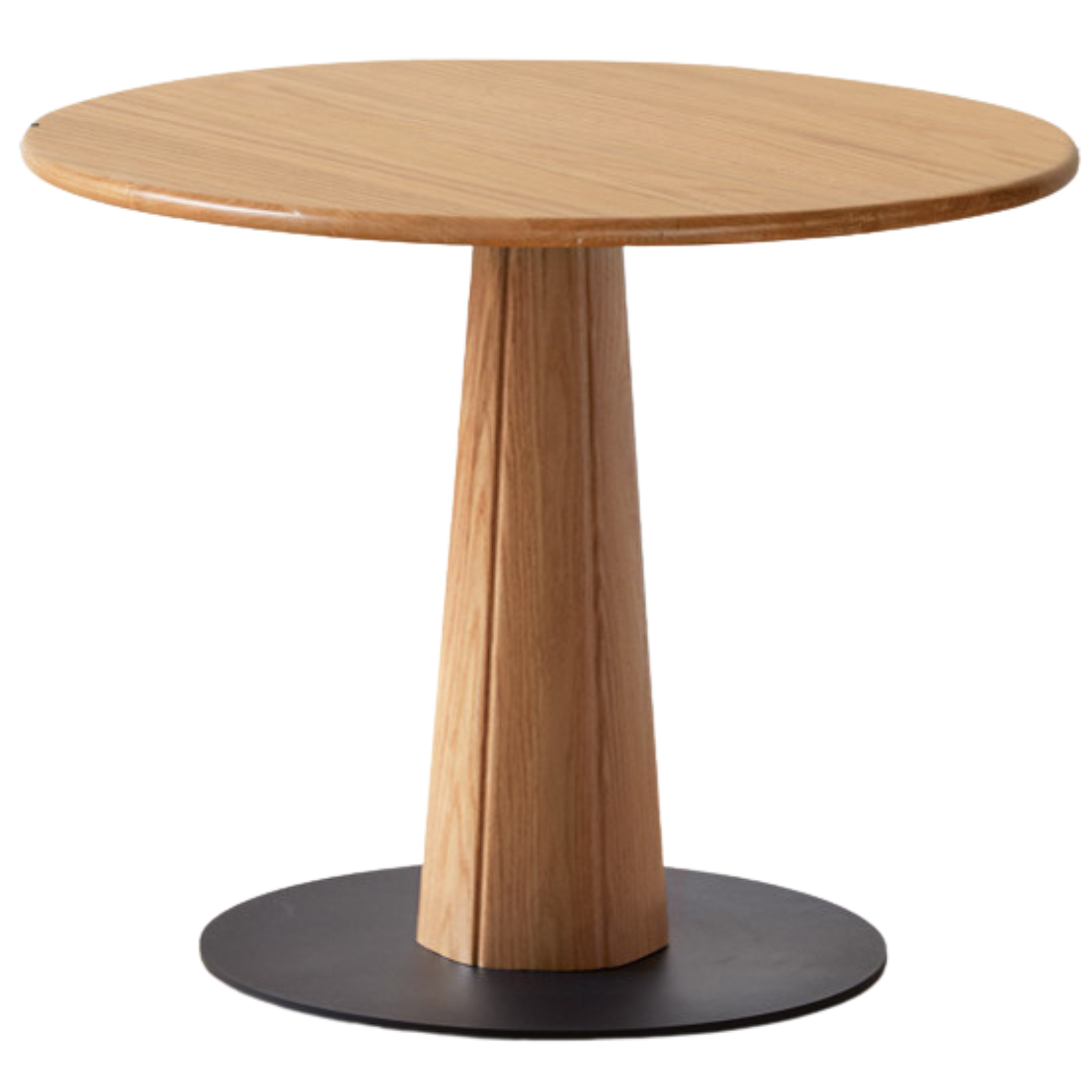 Oak Solid Wood Slab Round Dining Table