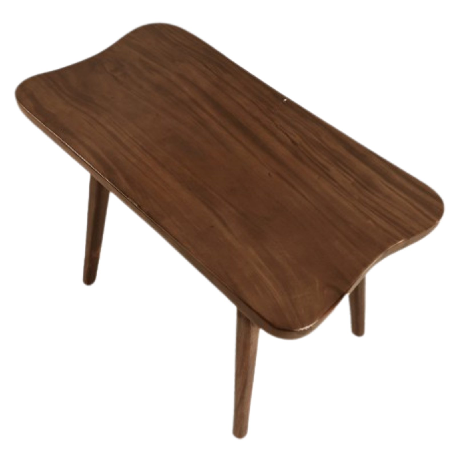 Black Walnut Solid Wood Natural Edge Tea Table