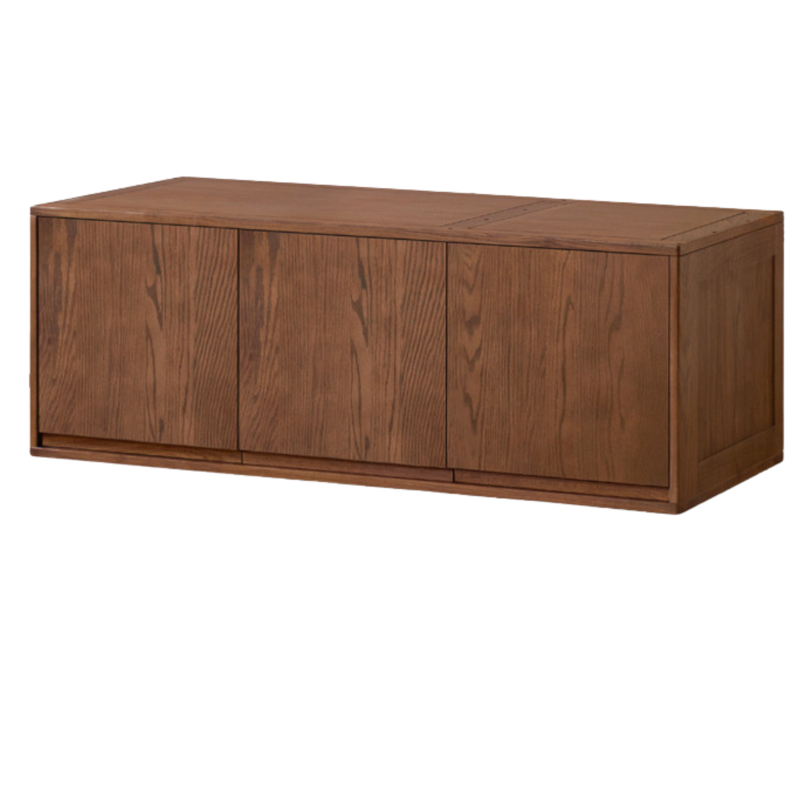 Black Walnut, Ash, Oak Solid Wood Light Luxury Wardrobe Top Cabinet