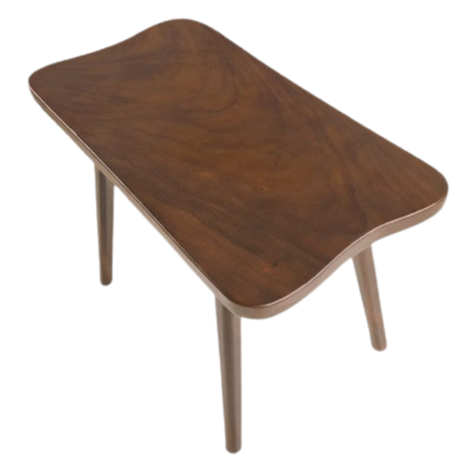 Black Walnut Solid Wood Natural Edge Tea Table