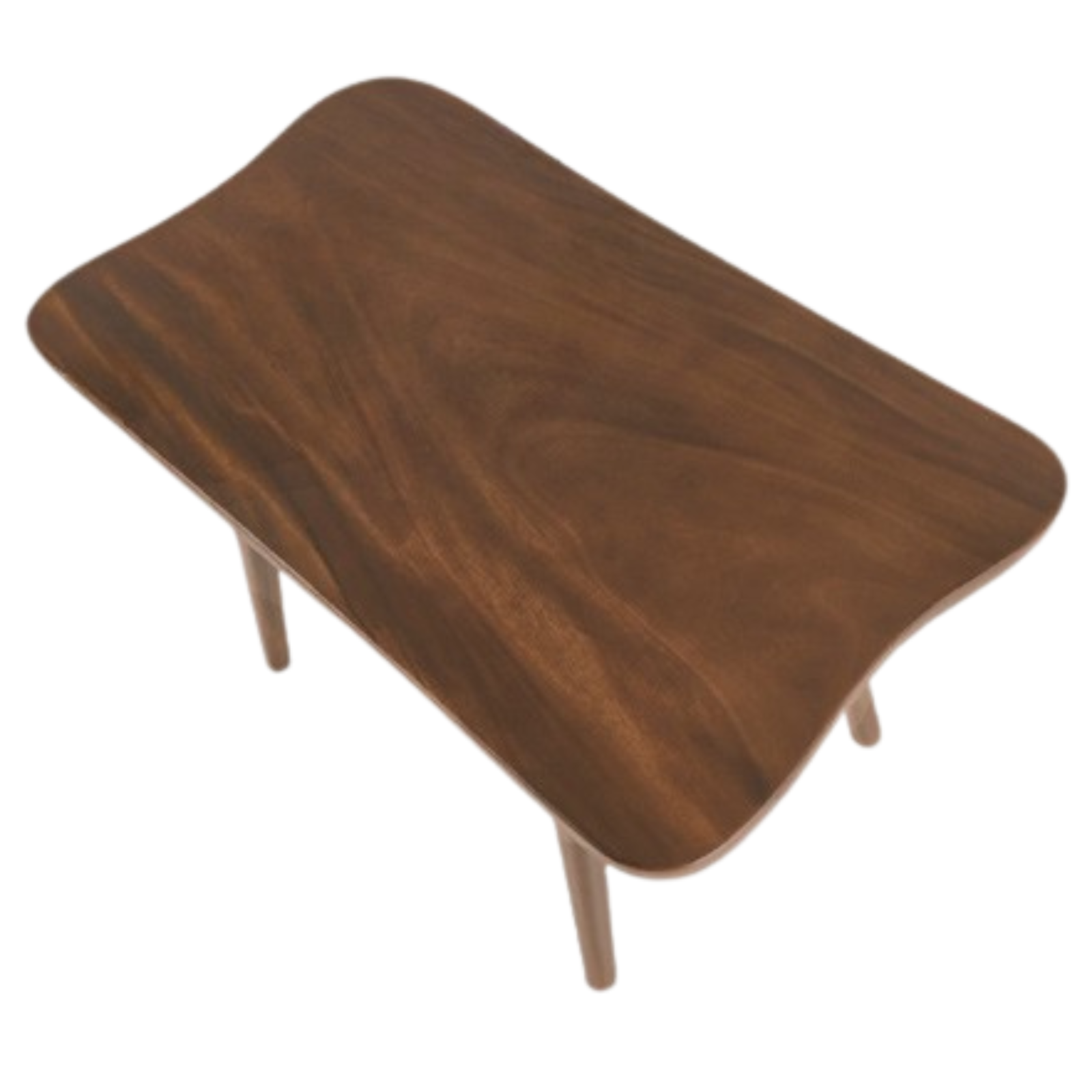 Black Walnut Solid Wood Natural Edge Tea Table