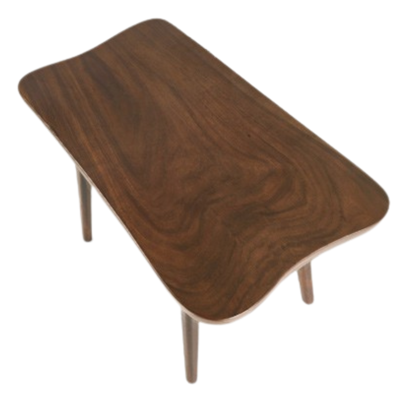 Black Walnut Solid Wood Natural Edge Tea Table