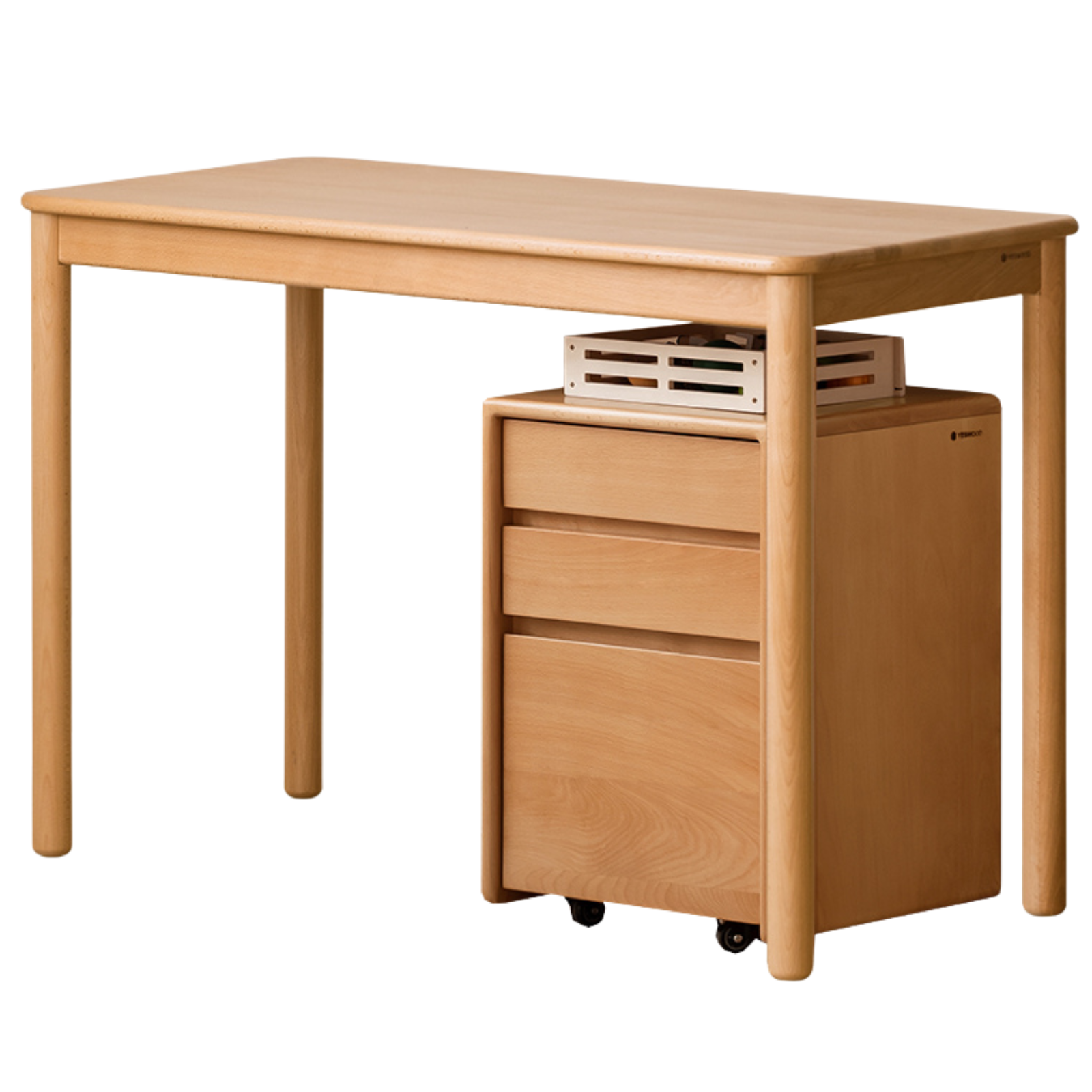 Beech Solid Wood Kids Writing Desk