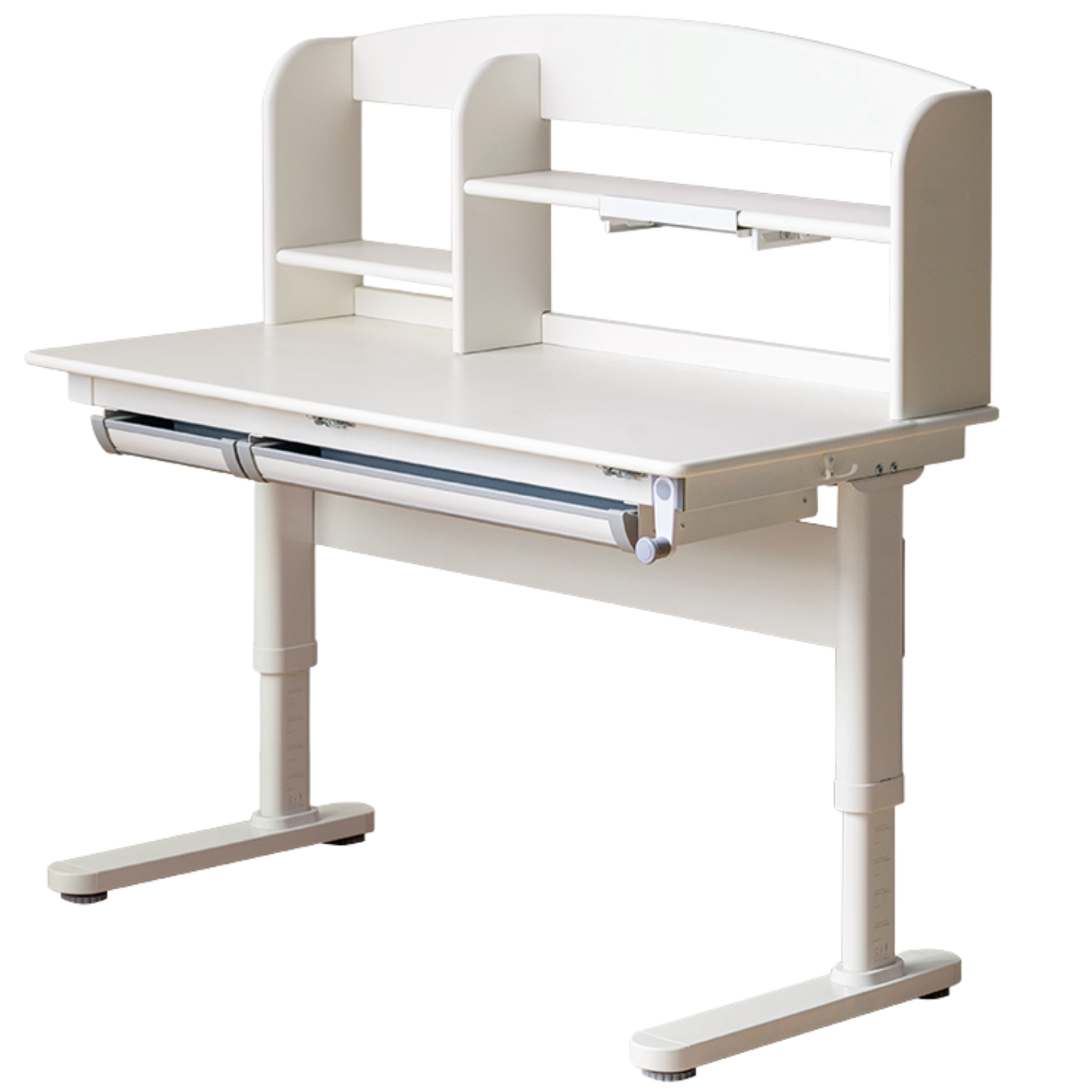 Solid Rubberwood Cream Style Children's Learning Desk