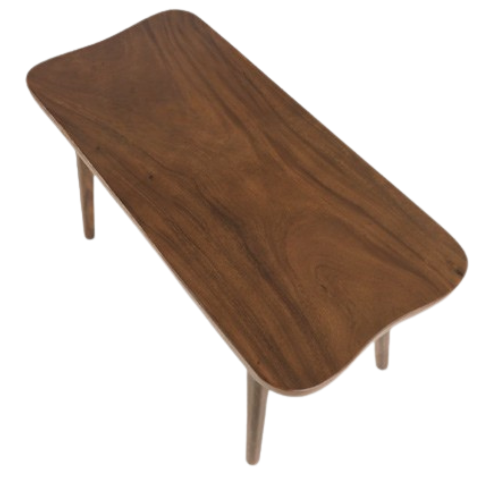 Black Walnut Solid Wood Natural Edge Tea Table
