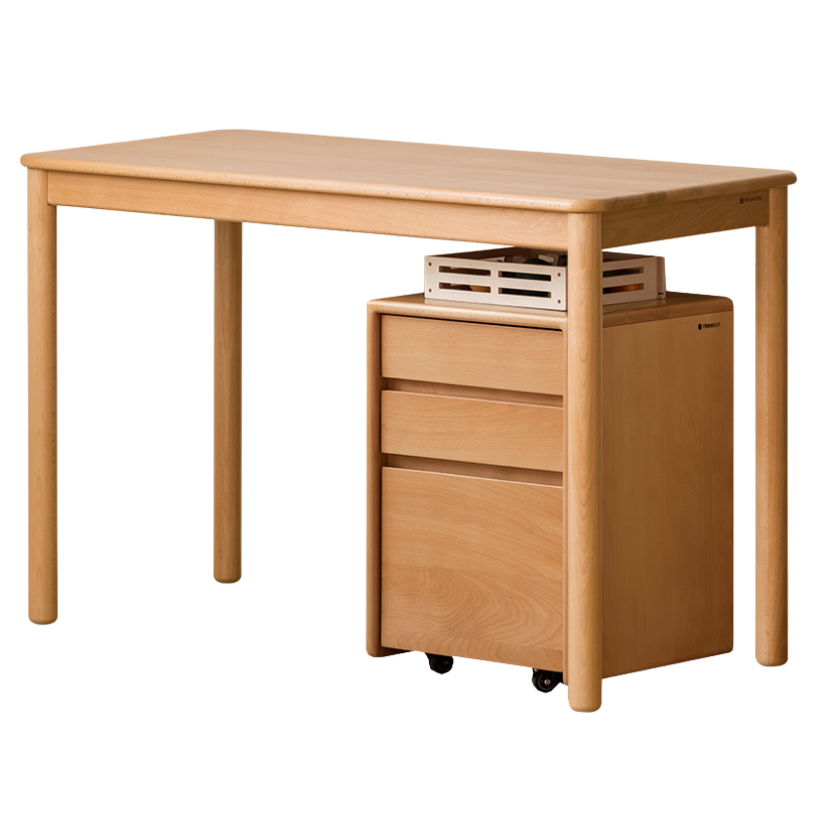 Beech Solid Wood Kids Writing Desk