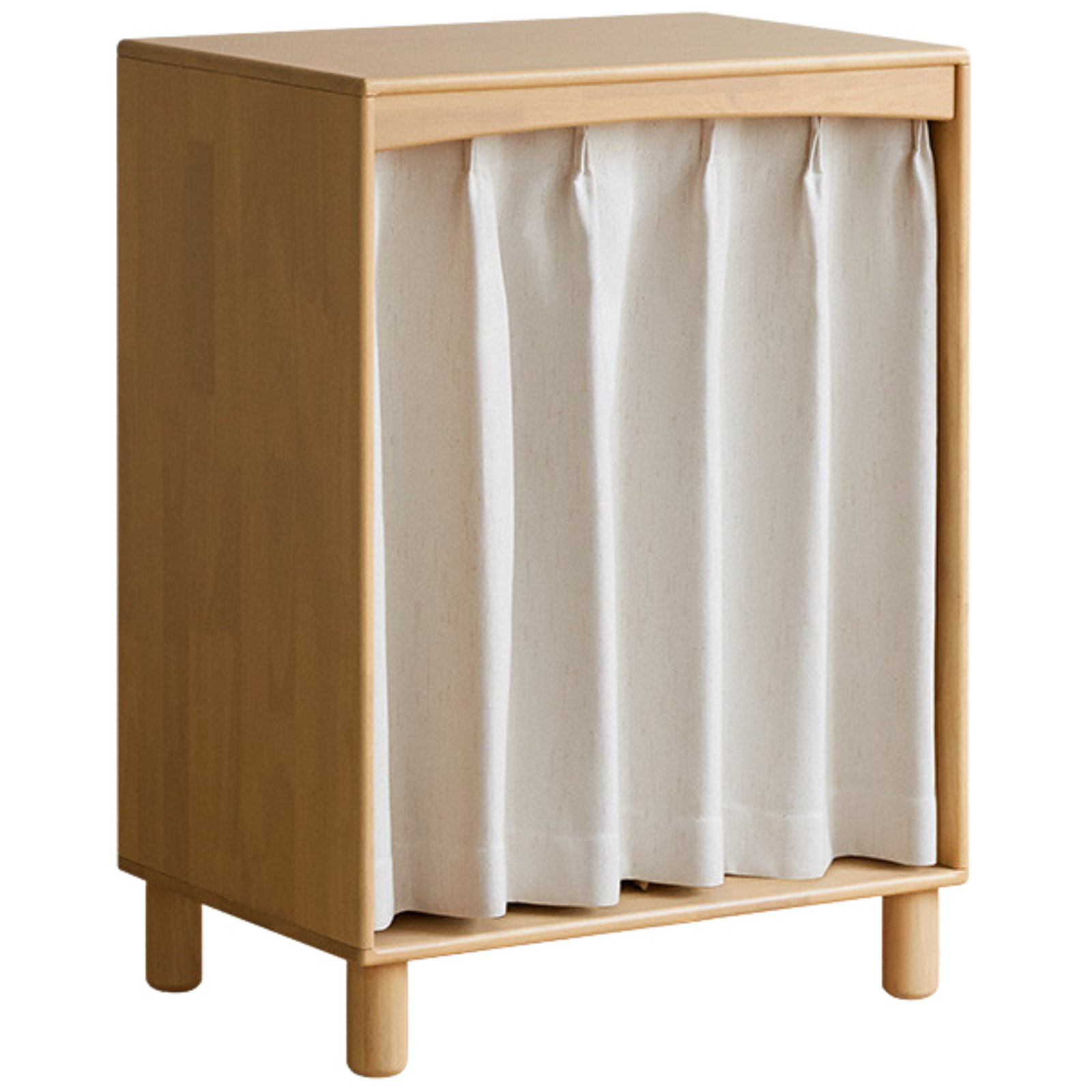 Solid Rubberwood Children's Wardrobe