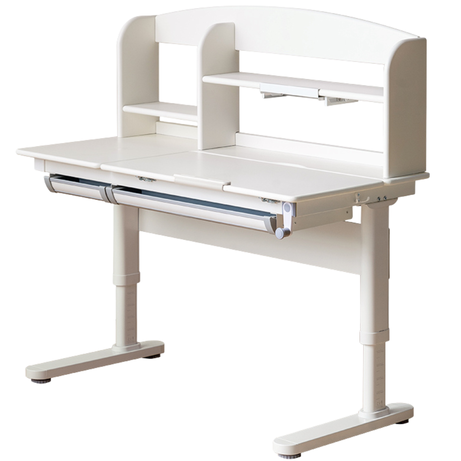 Solid Rubberwood Cream Style Children's Learning Desk