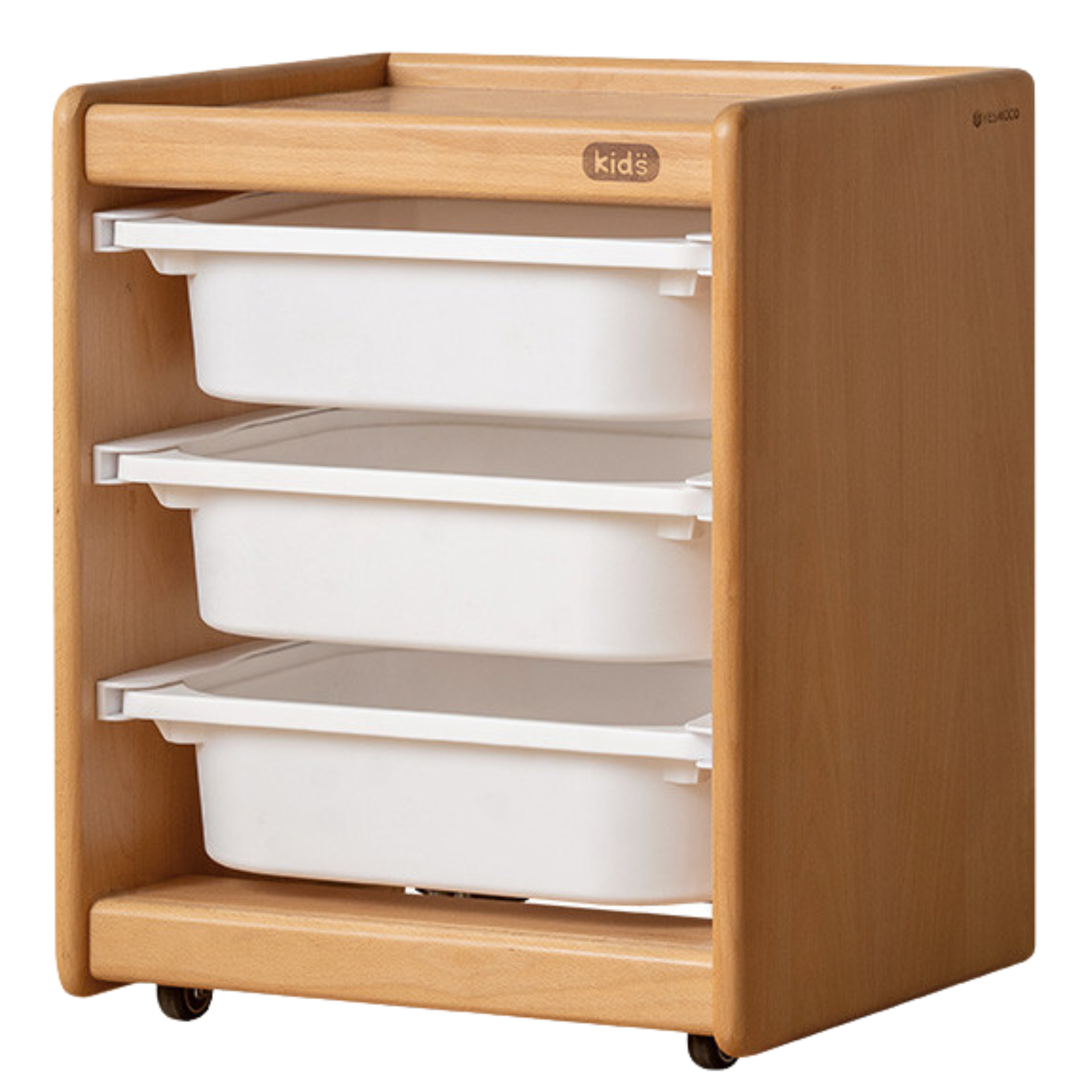 Beech Solid Wood Modern Minimalist Children's Nightstand