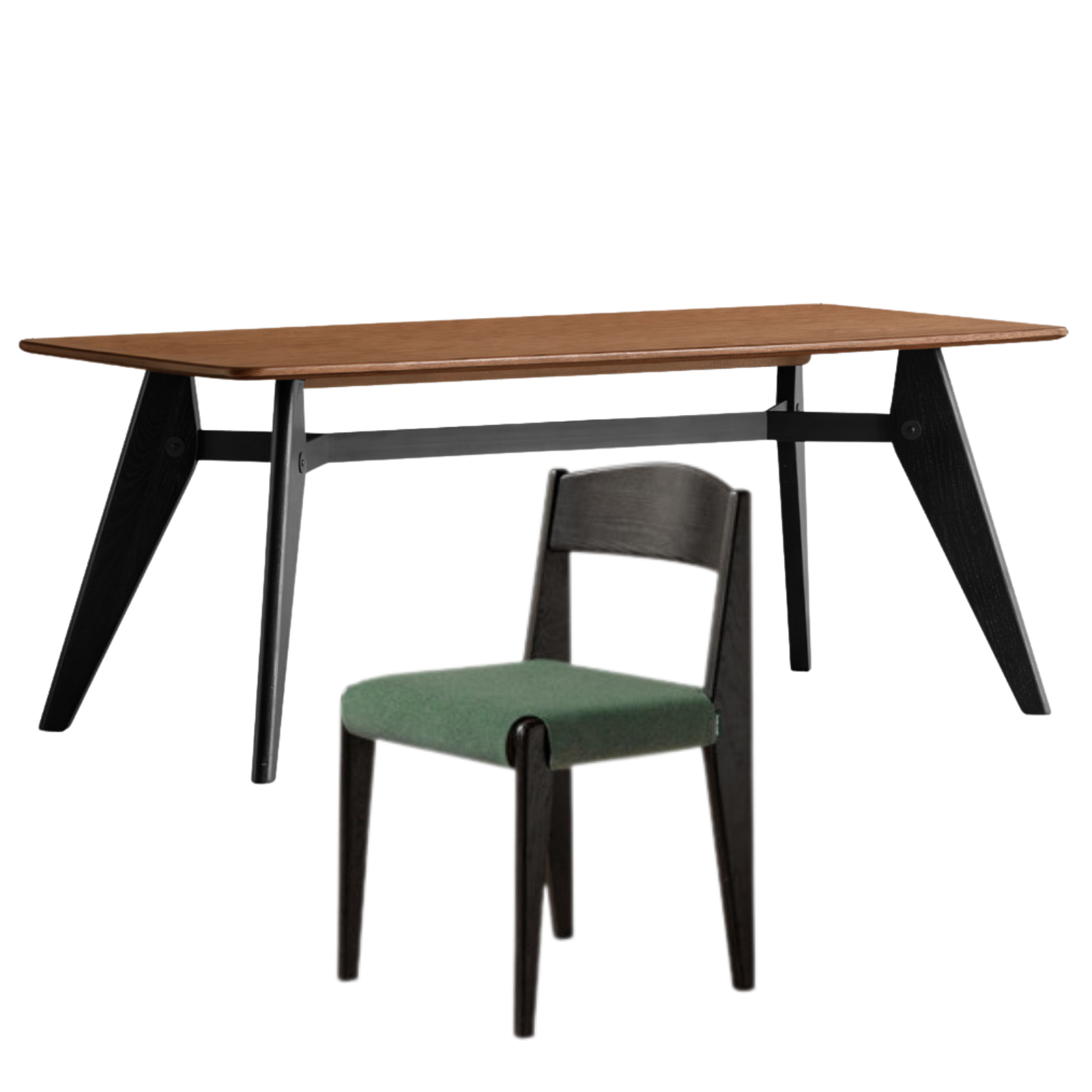 Oak Solid Wood Italian Light Luxury Dining Table