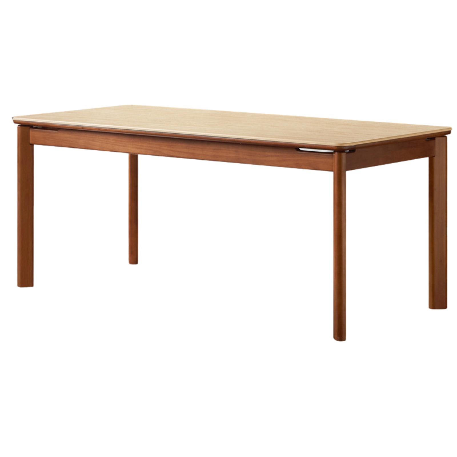 Tulipwood Solid Wood Vintage Style Restaurant Stone Slab Dining Table