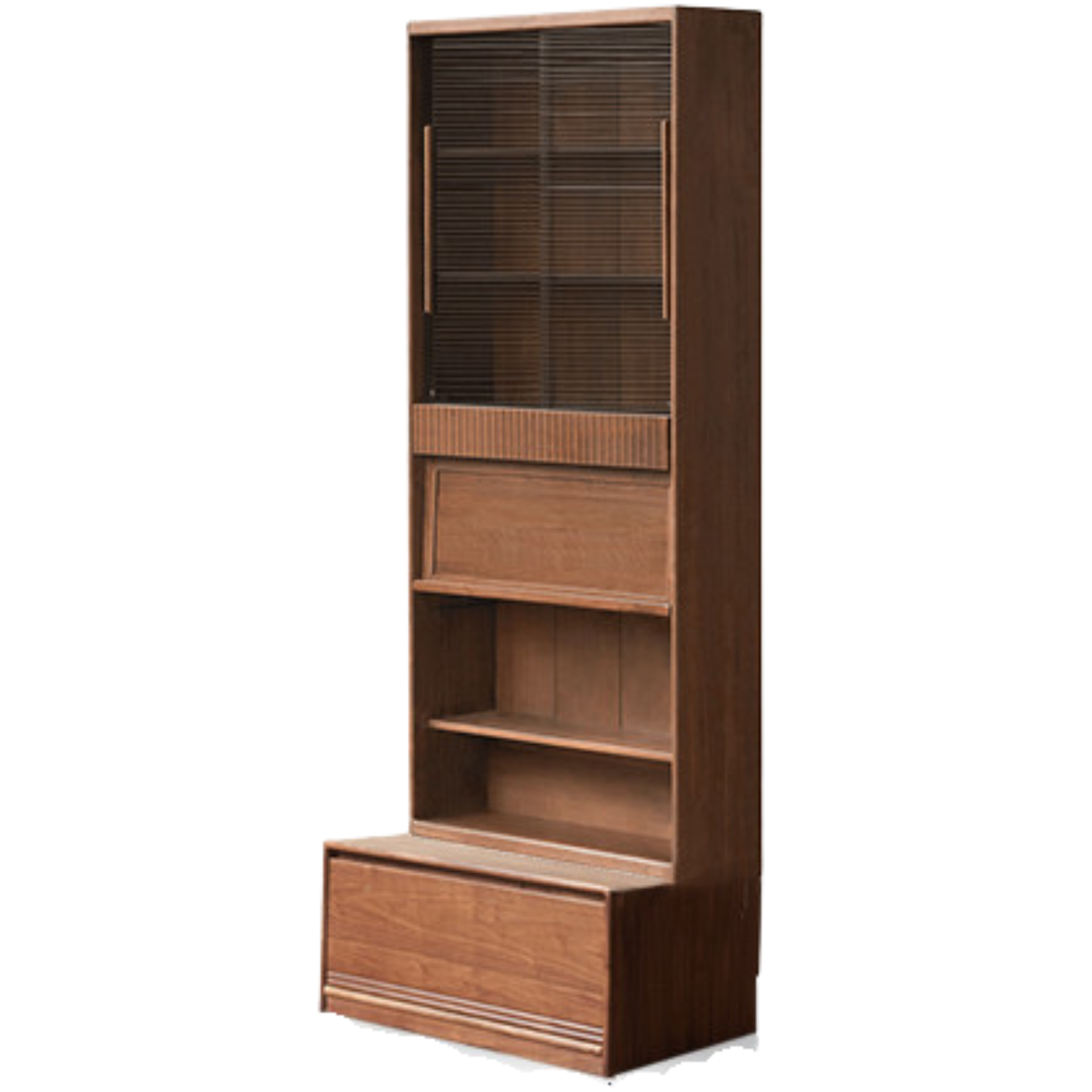Ash Solid Wood Wall Combination Bookshelf