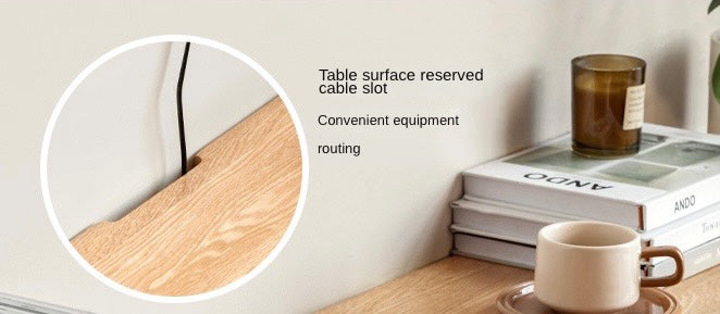 Oak Solid Wood Tall TV Cabinet.