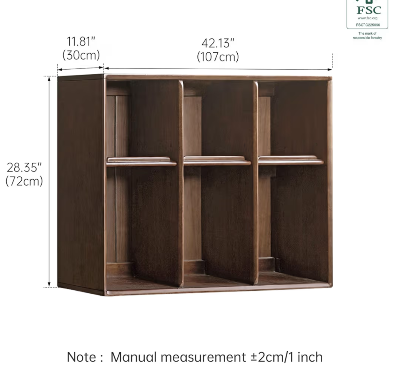 Rubberwood Solid Wood Modular Bookcase and TV Stand Combo