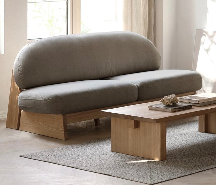 Ash Solid Wood Japanese Sofa.