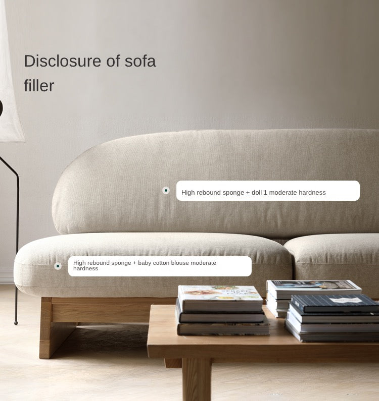 Ash Solid Wood Japanese Sofa.