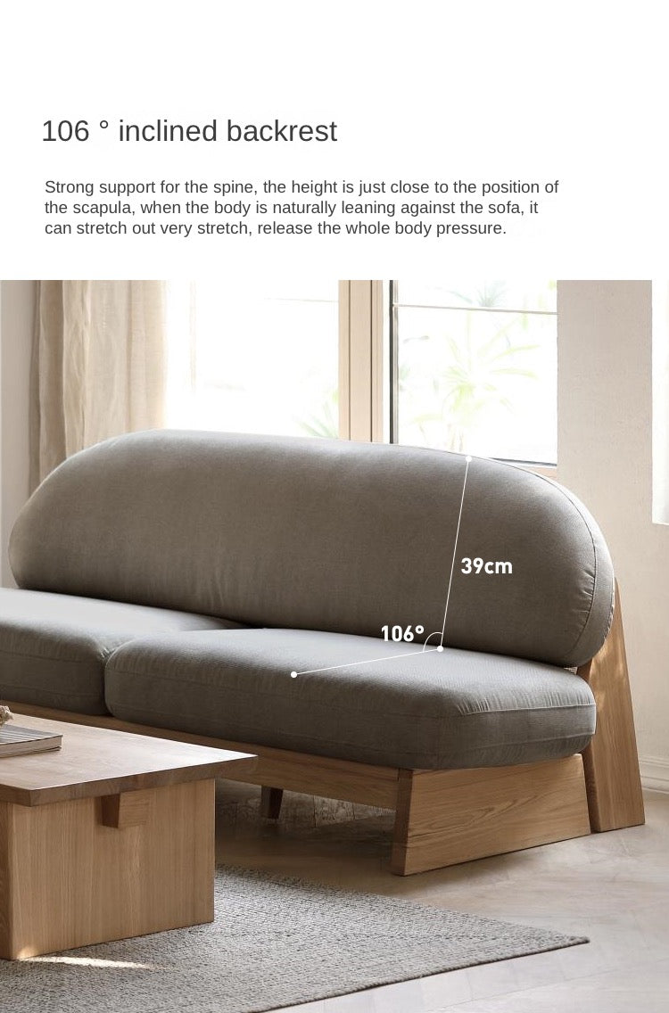 Ash Solid Wood Japanese Sofa.