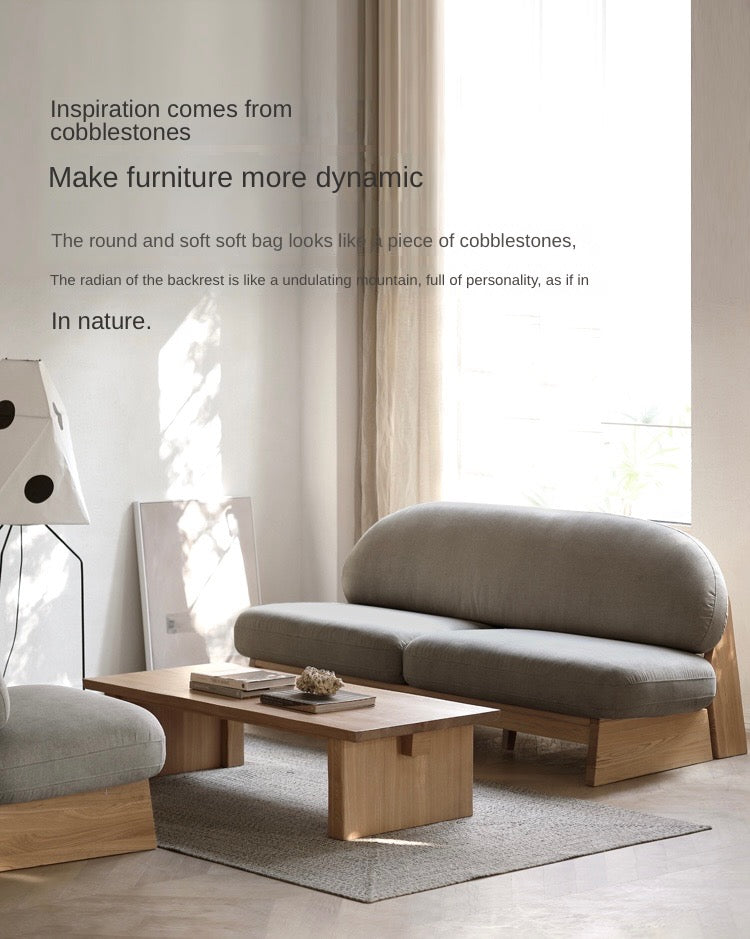 Ash Solid Wood Japanese Sofa.