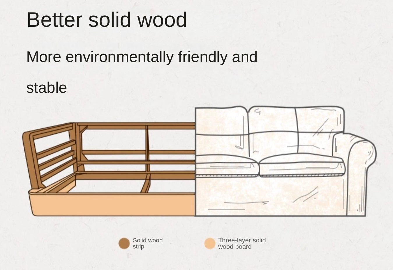 Ash Solid Wood Japanese Sofa.