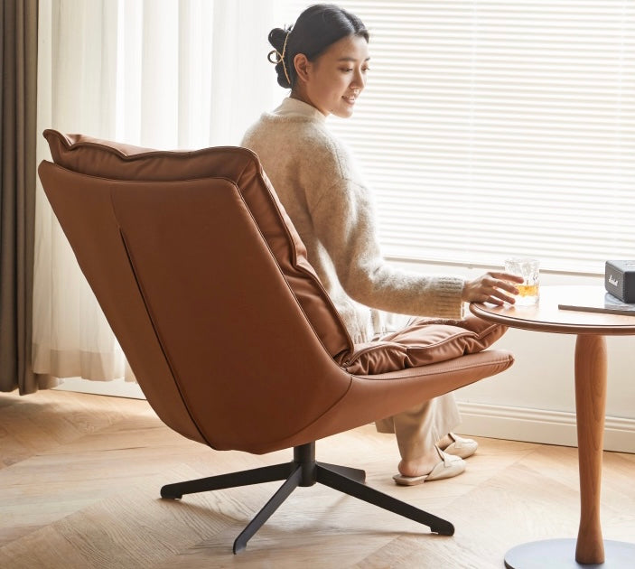 360° Organic Leather Recliner)