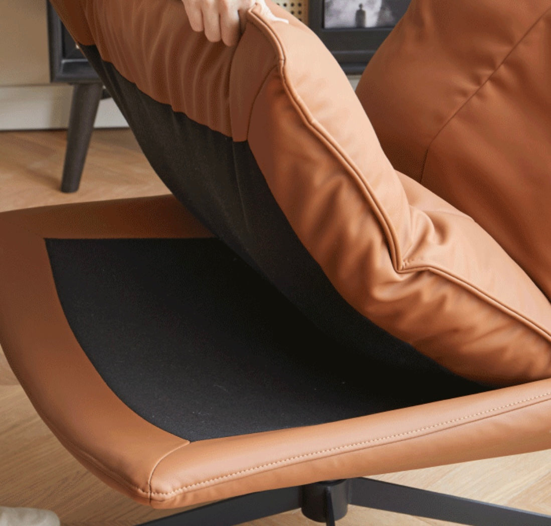 360° Organic Leather Recliner)