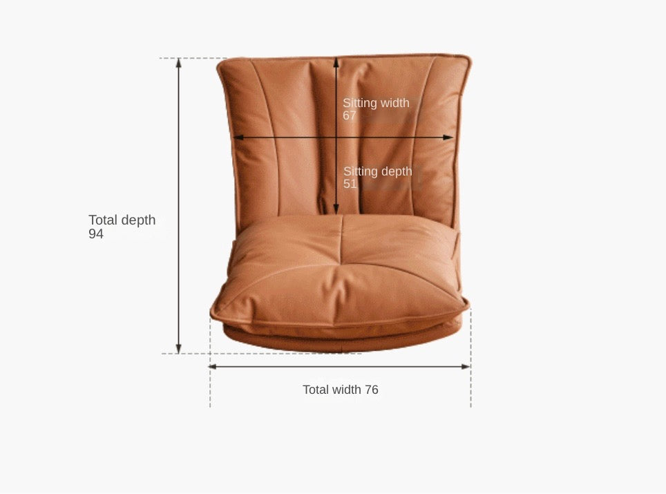 360° Organic Leather Recliner)
