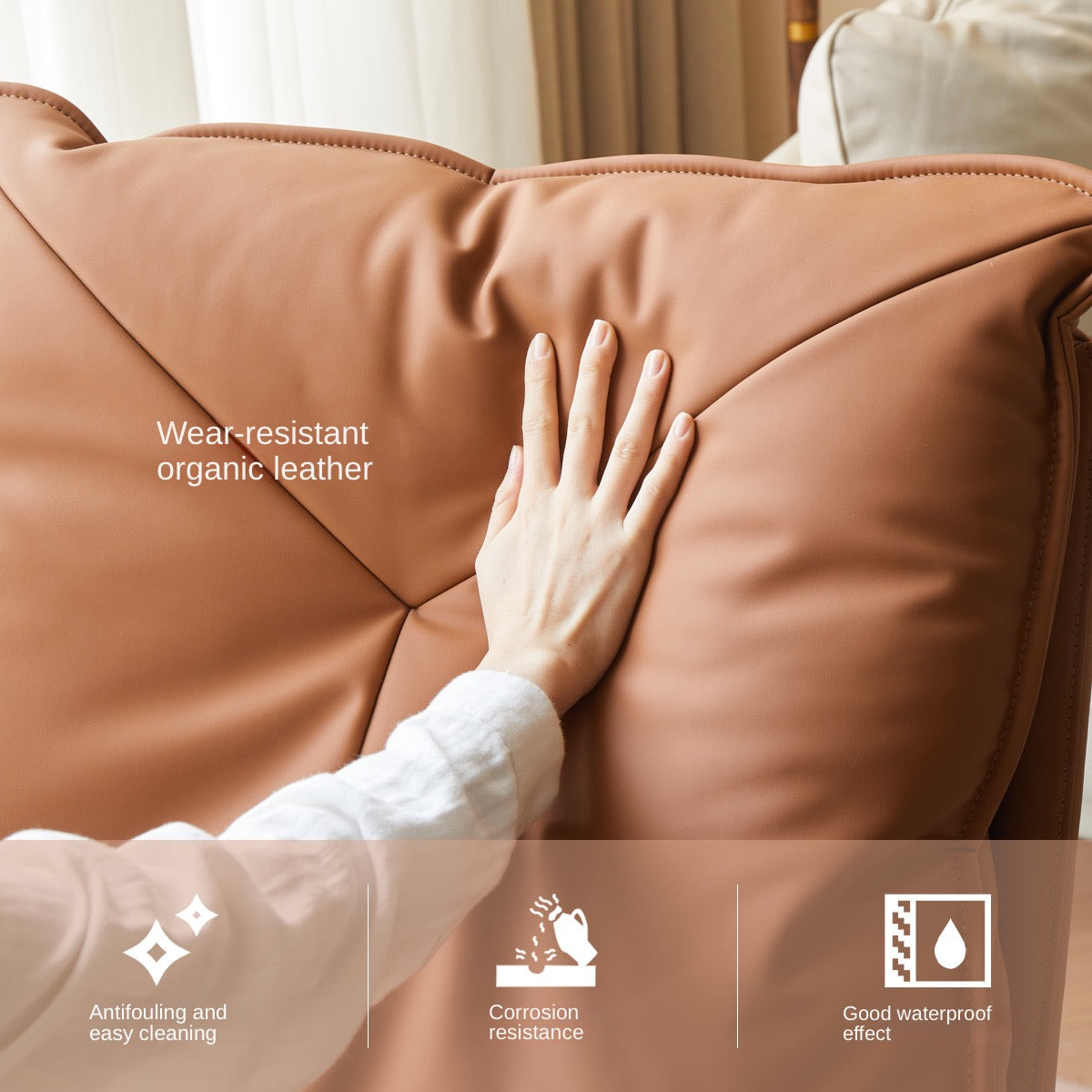 360° Organic Leather Recliner)