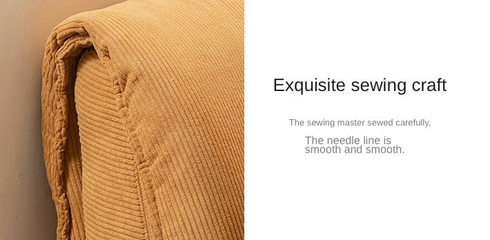 Vintage Corduroy Fabric Leisure Armhair