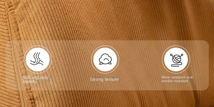 Vintage Corduroy Fabric Leisure Armhair