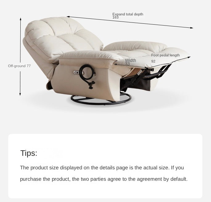 Electric 240° Rotation Rocking Chair: