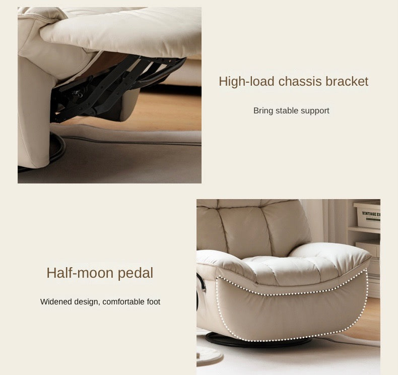 Electric Recliner Modern Casual Single Chair 240° rotation