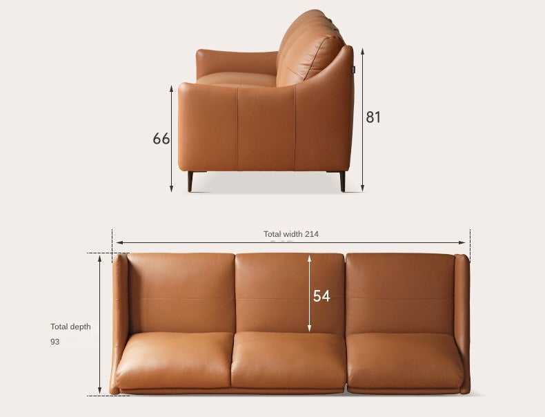 Leather Sofa Genuine Cowhide.