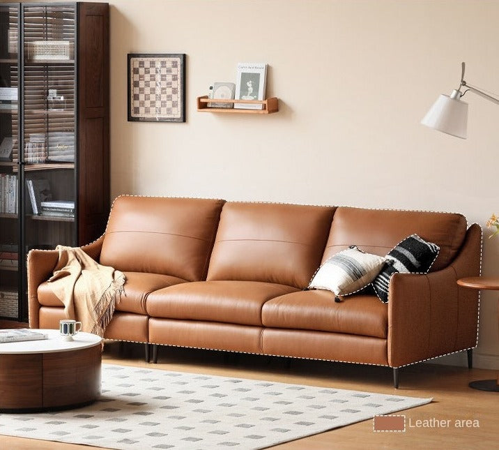 Leather Sofa Genuine Cowhide.