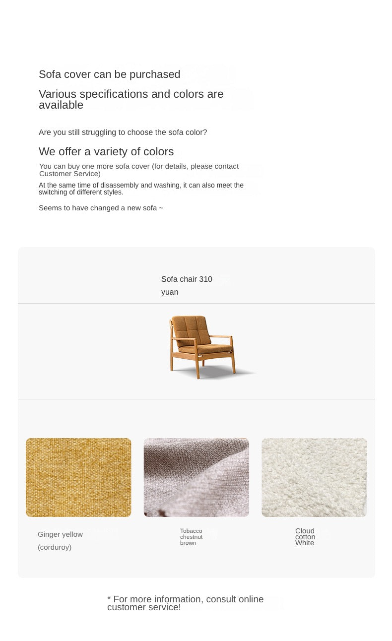Cherry Solid Wood, Rattan Retro Armchair)