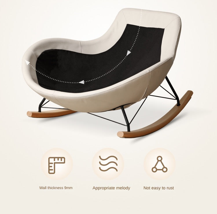 Beech Solid Wood Rocking Chair Baby Cotton