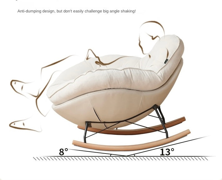 Beech Solid Wood Rocking Chair Baby Cotton