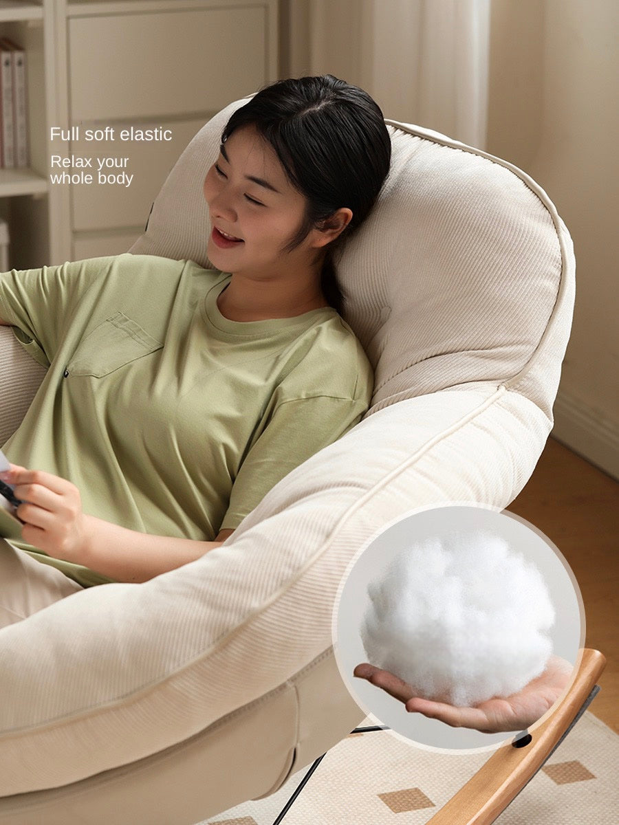Beech Solid Wood Rocking Chair Baby Cotton