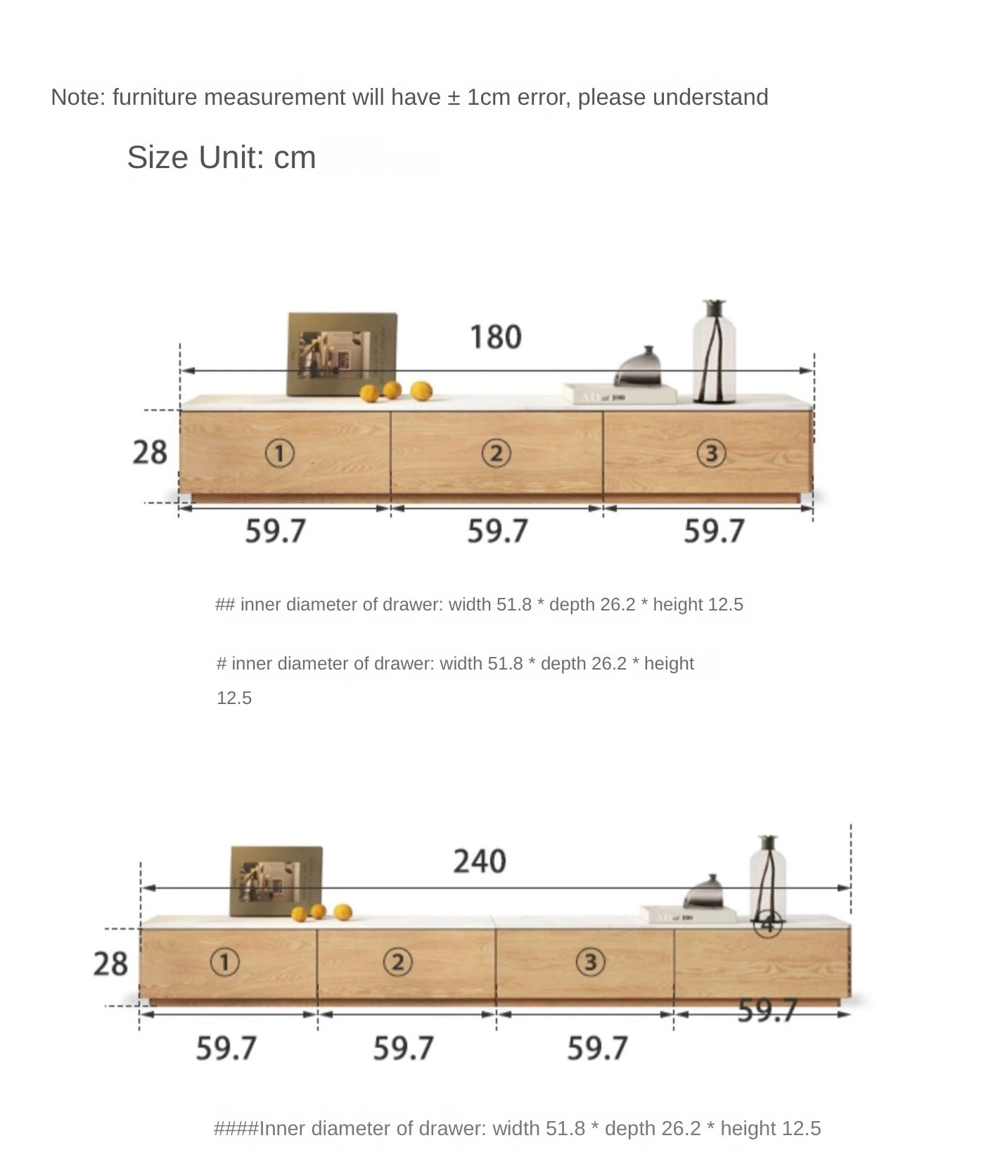 Ash,Oak Solid wood Rock floor TV cabinet Scandinavian "