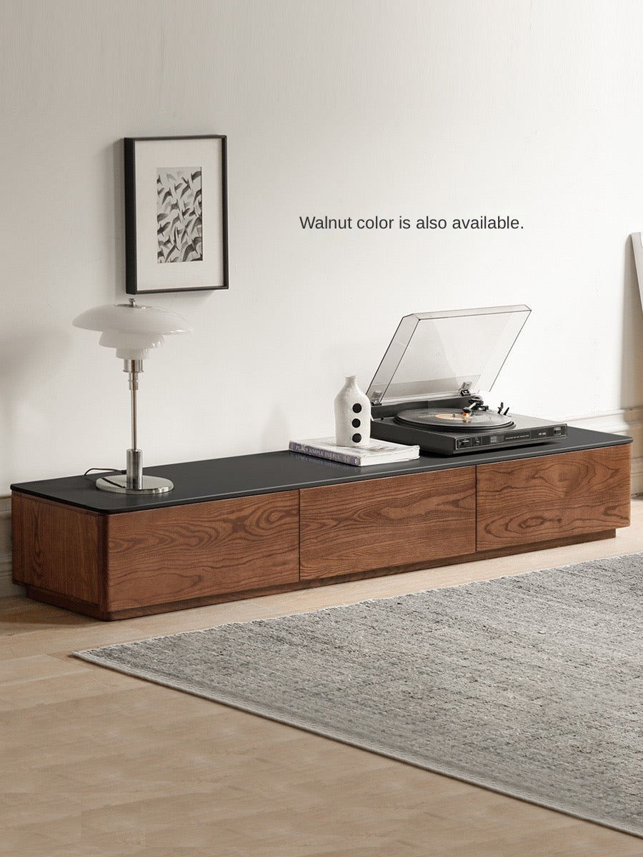 Ash,Oak Solid wood Rock floor TV cabinet Scandinavian "
