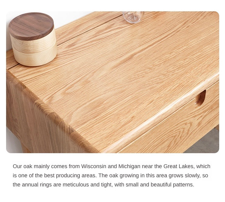Oak Solid Wood, Solid Rubberwood Shoe Cabinet, Shoe Changing